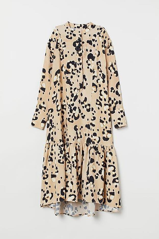 Este vestido de H&M cuesta 49,99 euros y está disponible desde la talla XS hasta la XL:
