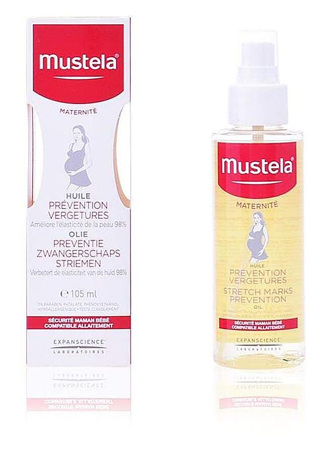 Mustela Maternidad Aceite Prevención Estrías, 11,62 euros.