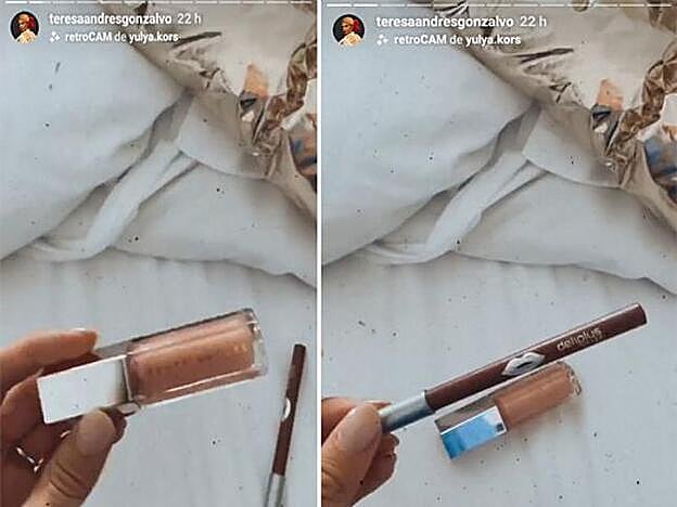 Teresa Andrés Gonzalvo ha compartido en Instagram los dos productos imprescindibles que no faltan en su neceser.