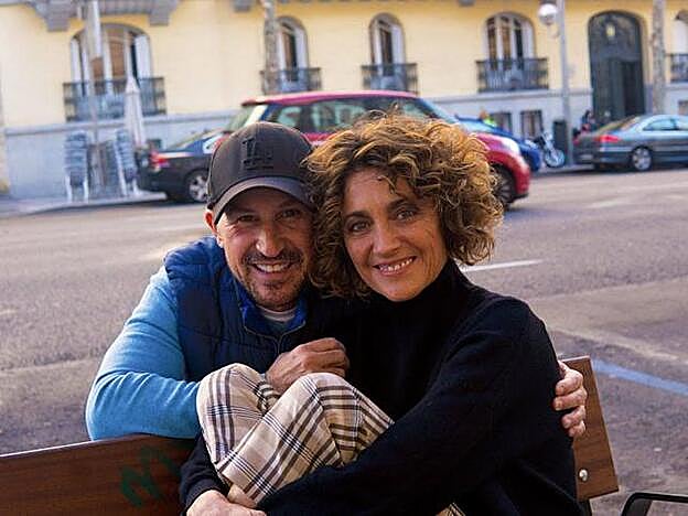 Richy Castellanos junto a Ana García Lozano.