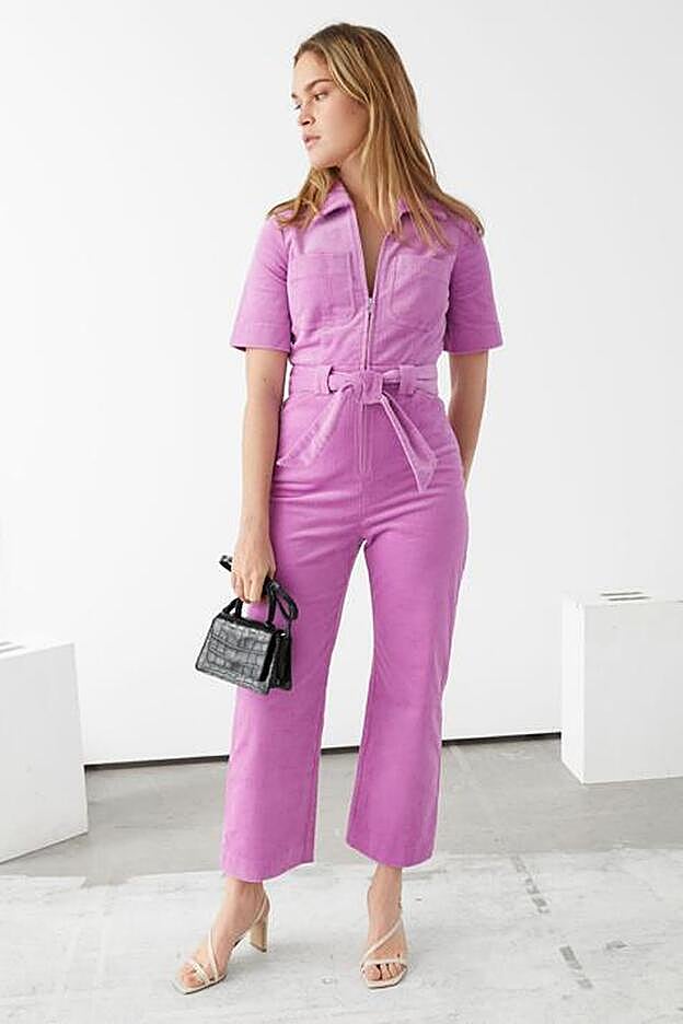 Mono rosa setentero de &OtherStories.