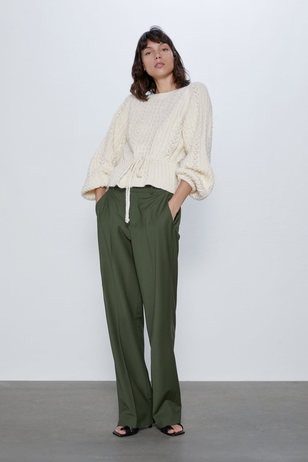 Jersey de punto ajustable de la nueva colección de Zara. (29,95 euros).