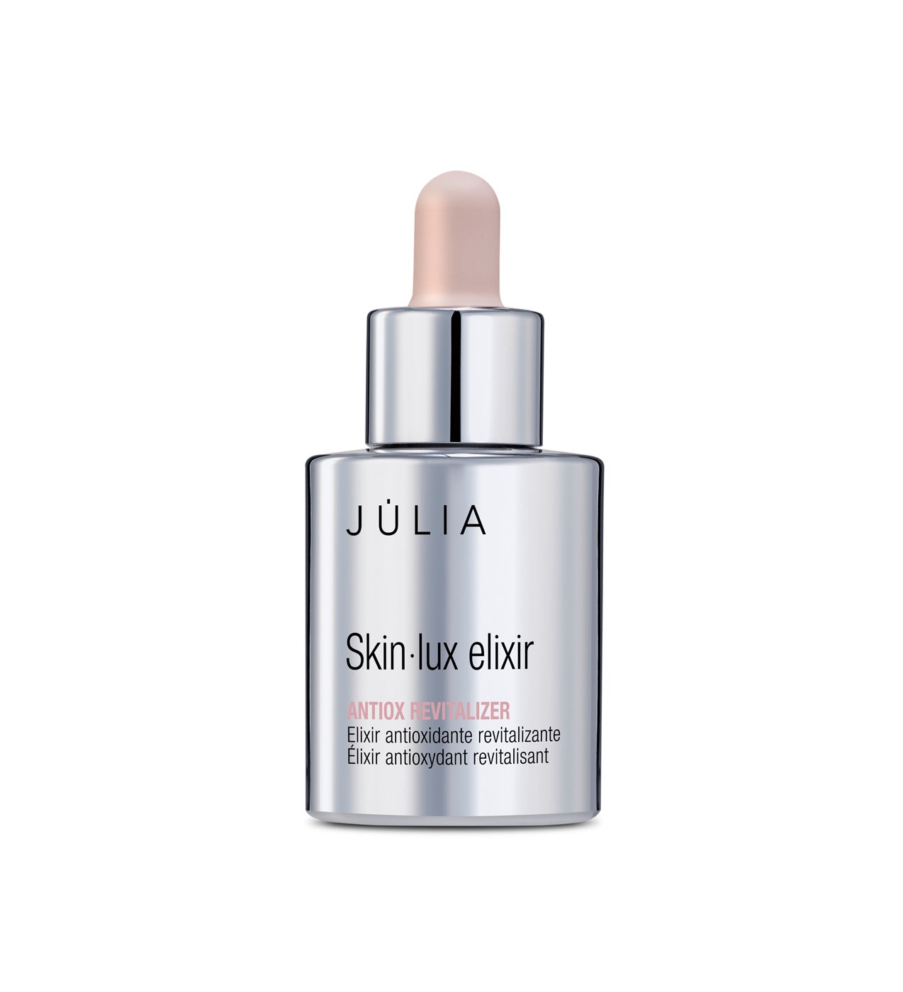 Un elixir antiedad y antioxidante que aumenta la producción de colágeno en la piel minimizando los efectos de envejecimiento y restaurando la flexibilidad cutánea. La combinación de activos como el ácido ferúlico y el ácido ascórbico (vitamina C) favorece que la vitamina C penetre mejor en la piel. Úsalo como un tratamiento antifatiga que tonifica la piel al favorecer la eliminación de toxinas y mejorando la respiración de la piel. (88,90 €).