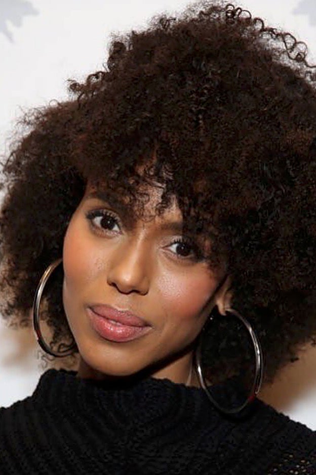 Kerry Washington tiene la cara con forma de corazón.