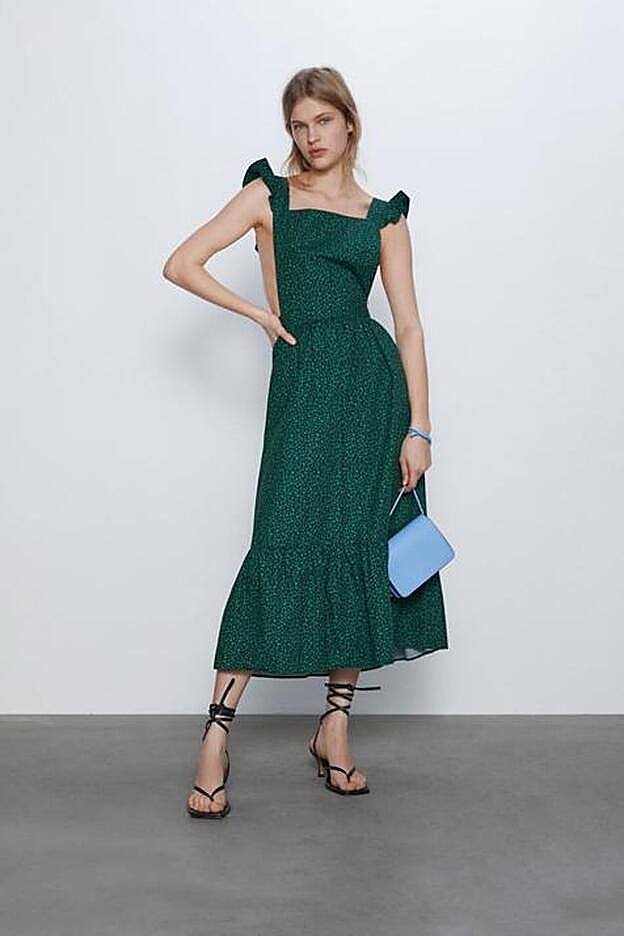 Pichi de Zara con el estampado floral que también encontramos en H&M.