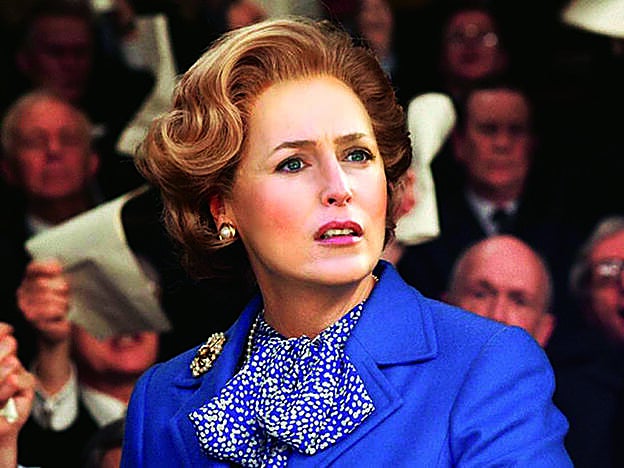 La actriz se mete en la piel de Margaret Thatcher en la cuarta temporada (aún no estrenada) de The Crown, la serie británica que cuenta la vida de Isabel II.