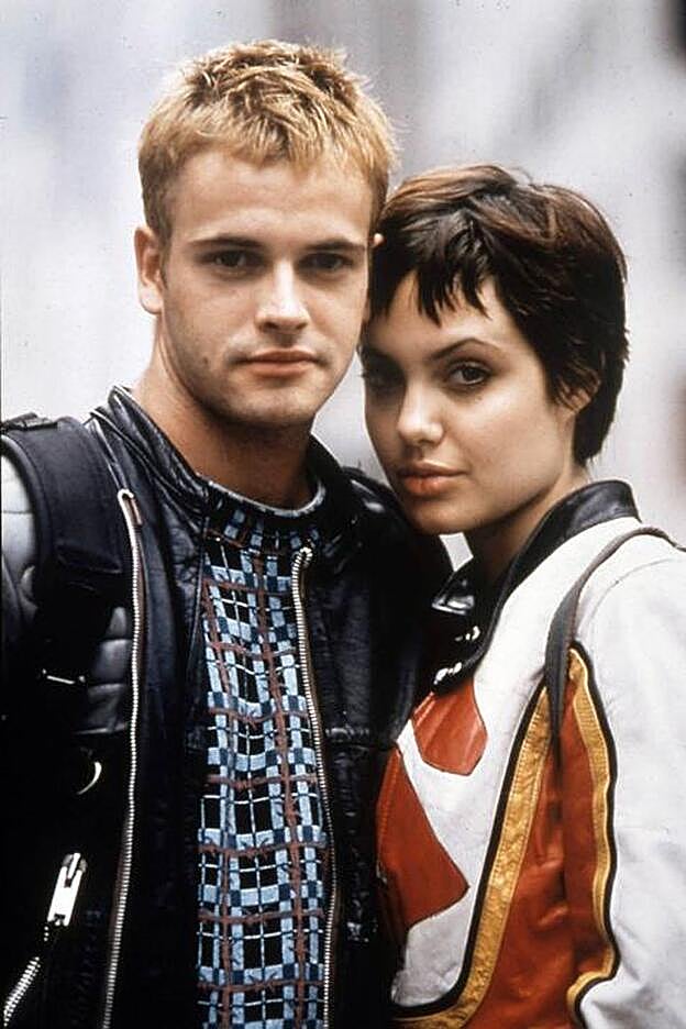 Con Jonny Lee Miller en 1996.