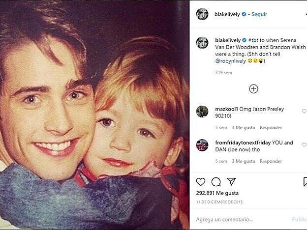 Blake Lively con Jason Priestley