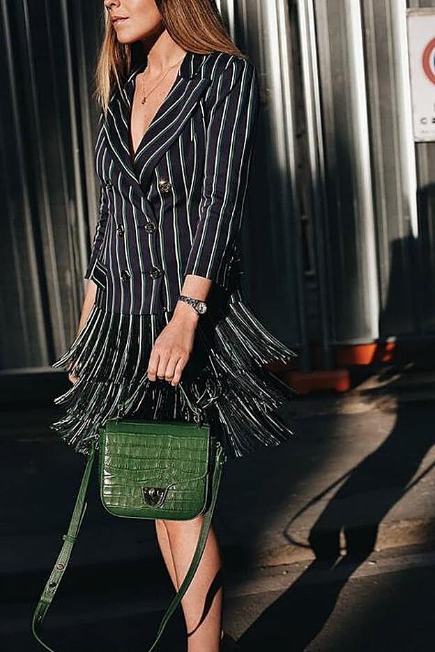 Otra de las imágenes de Bellón con el vestido.