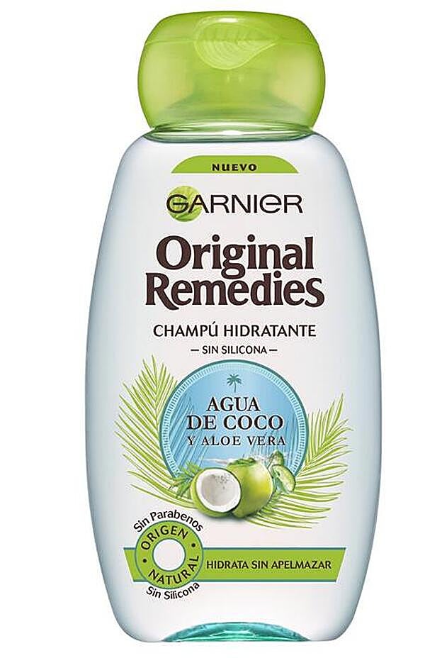 Garnier Original Remedies Champú Agua de Coco, 5,80 euros.