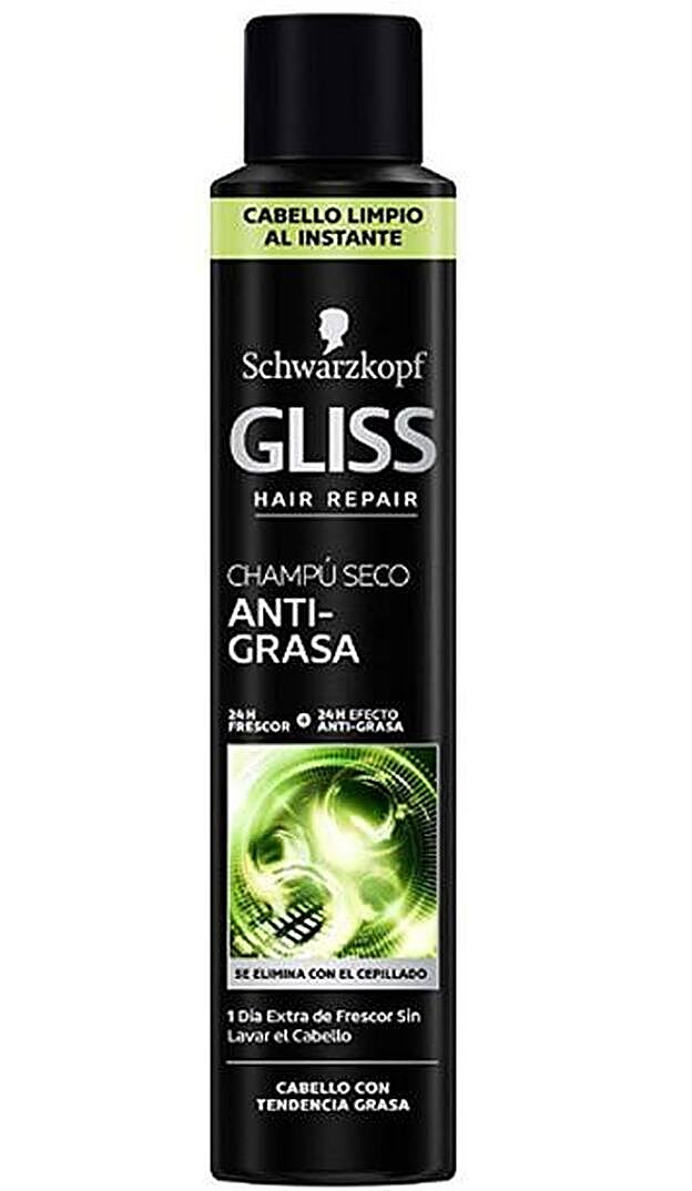 Schwarzkopf Gliss Champú seco anti-grasa, 8,97 euros.