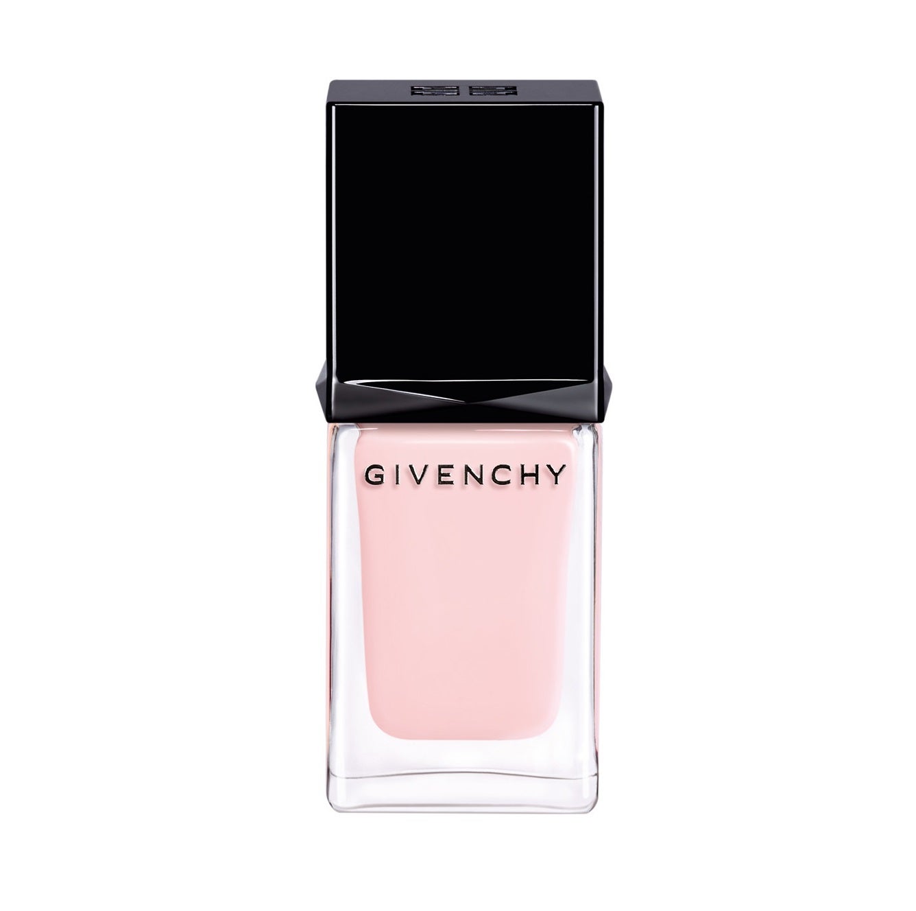 Laca de uñas Le Vernis de Givenchy. Ficha el tono 02 Light Pink para iluminar las uñas. Su pincel largo y flexible facilita su aplicación en una sola pasada. (24 euros).