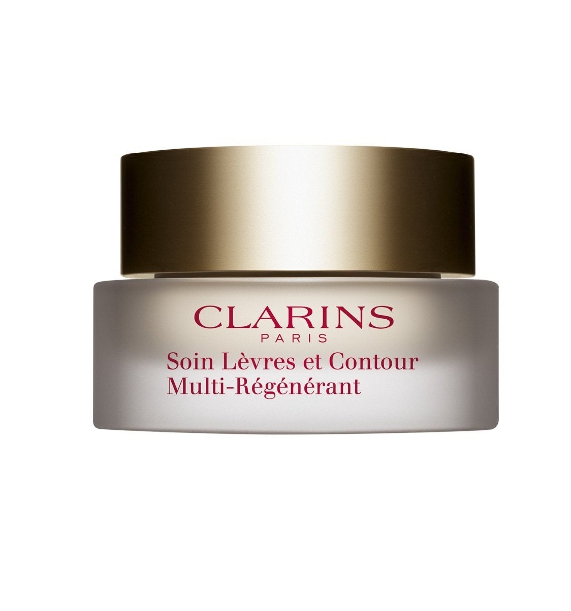 El bálsamo antiarrugas para labios y contorno de labios Multi-Régénérante de Clarins contiene ingredientes como la frambuesa y esencia de árbol mantequero que alisan, protegen y nutren la piel de los labios en profundidad. Ideal para todo tipo de pieles. (45 euros  en la página web de Clarins ).
