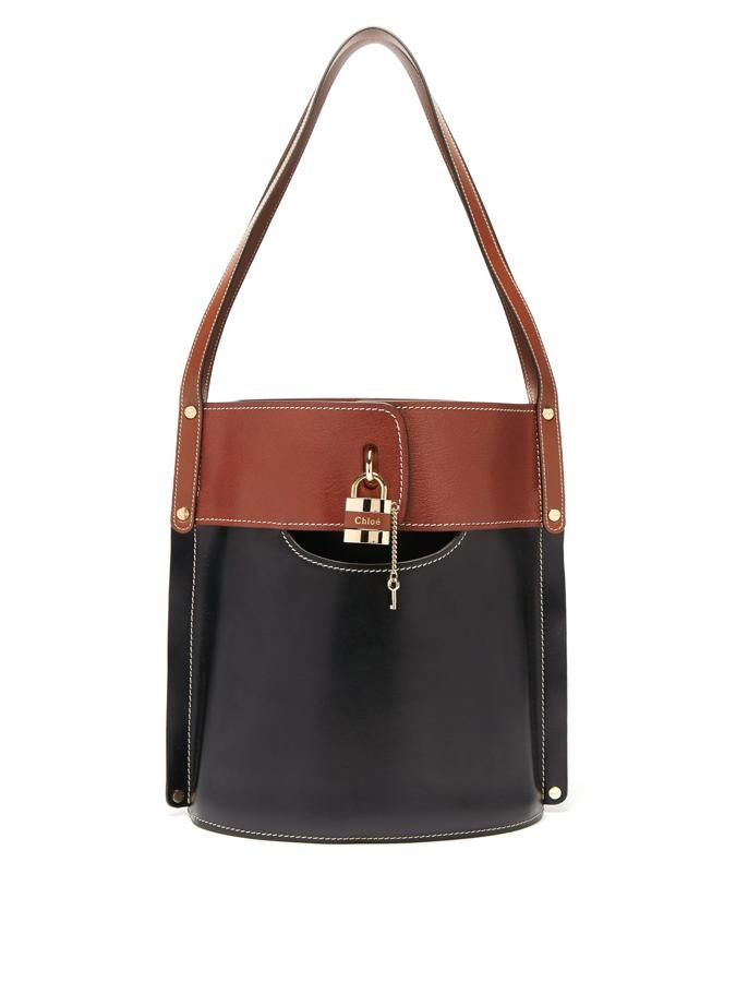 Bolso Aby en cuero bicolor, de Chloé.