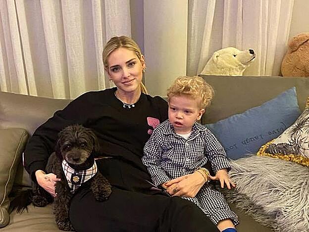Chiara Ferragni y su hijo