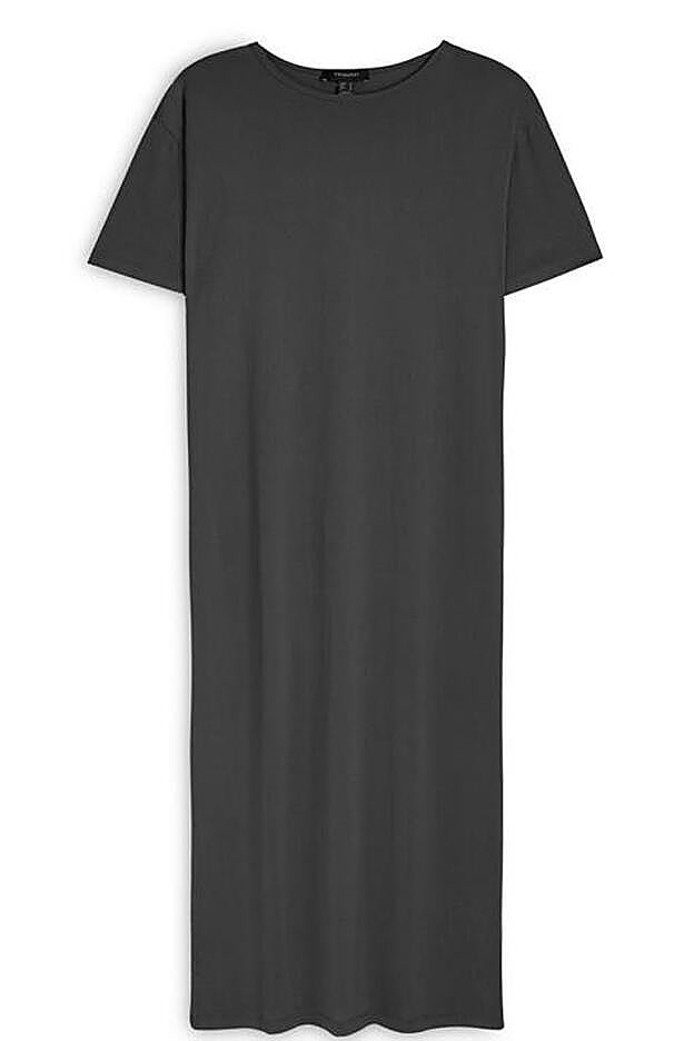 Vestido de algodón recto, sin costuras, de Primark.