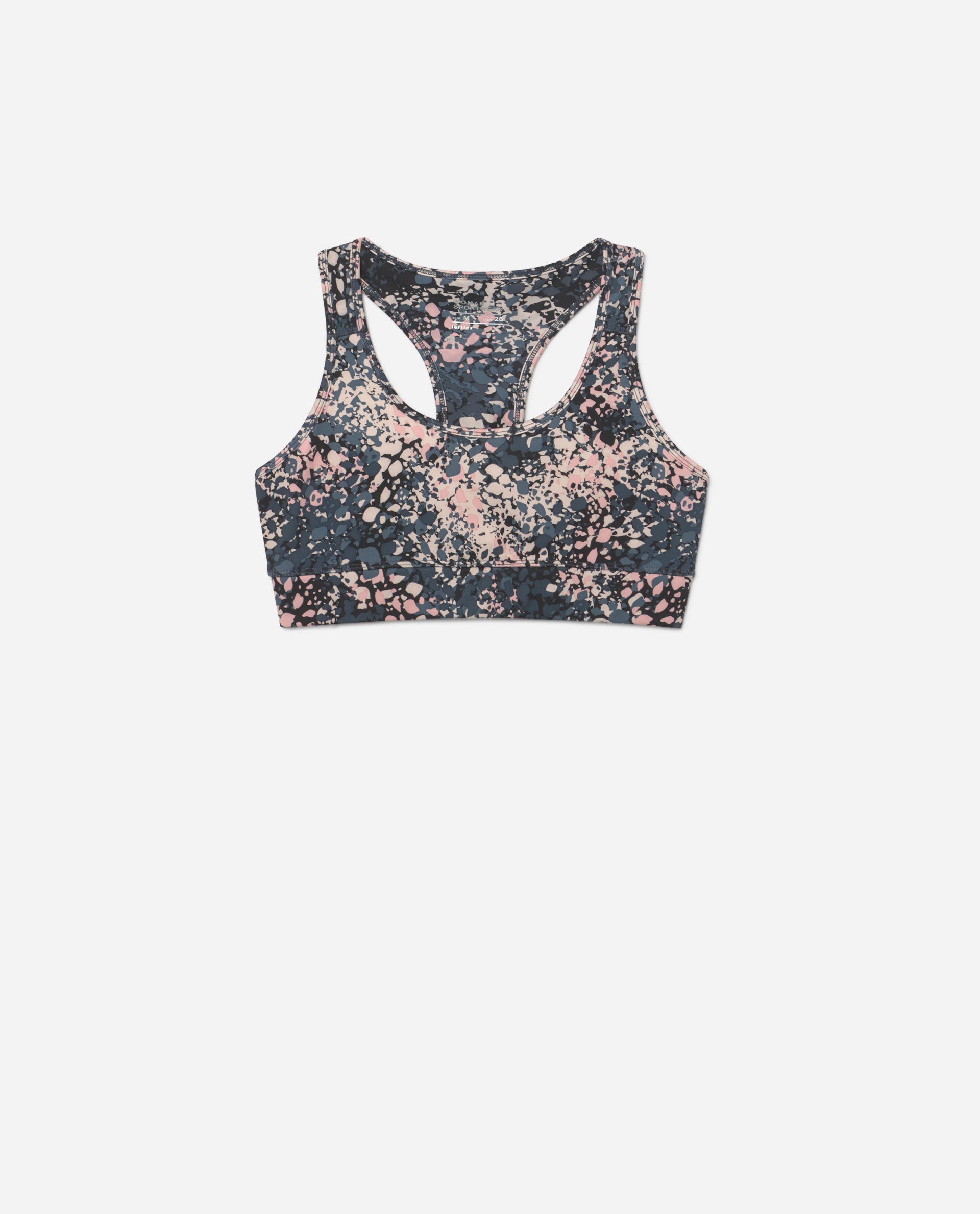 Bralette con estampado de mármol de Lefties. (6,99 euros).