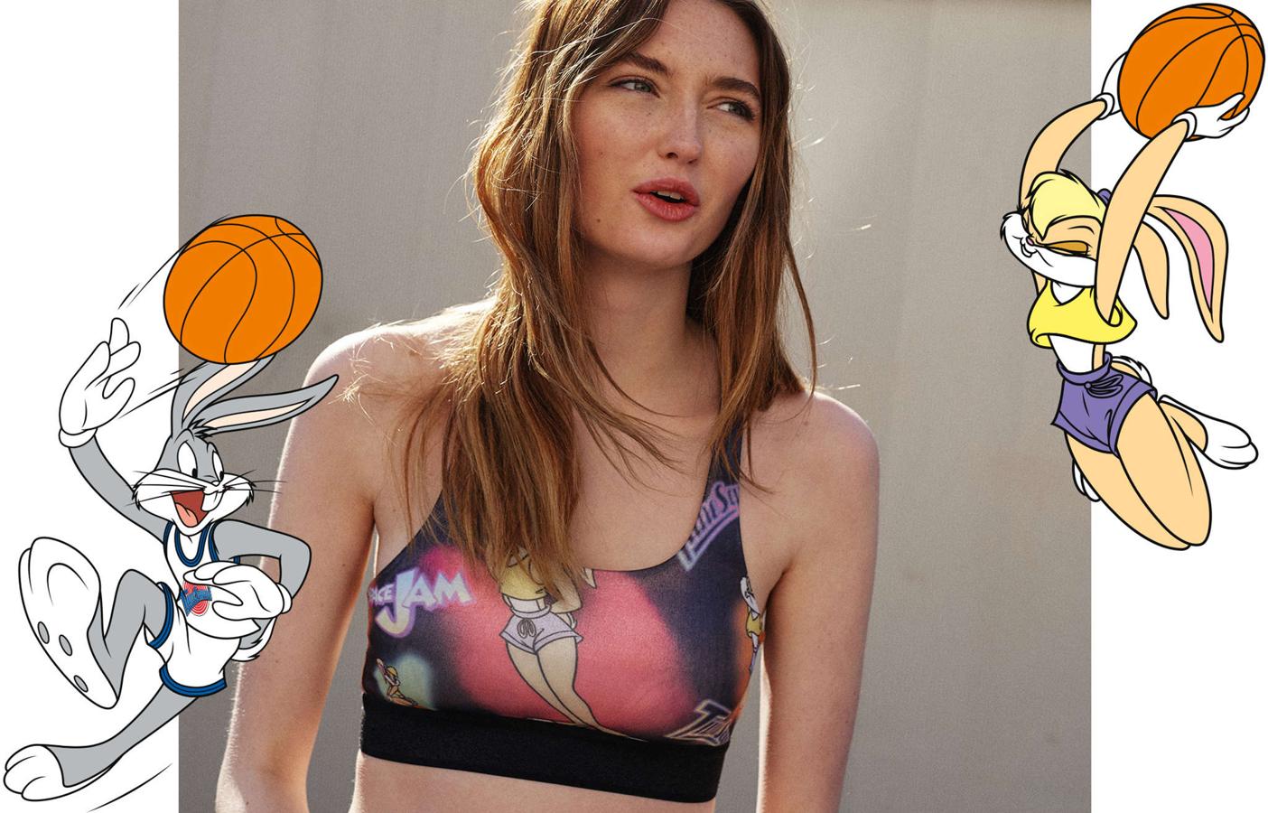 Top deportivo estampado (12,99 euros).