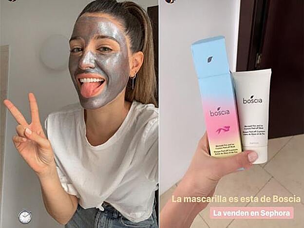 Para cuidar su piel, Teresa Bass utiliza la mascarilla Mermaid Fire y Ice Peel-off de Boscia.