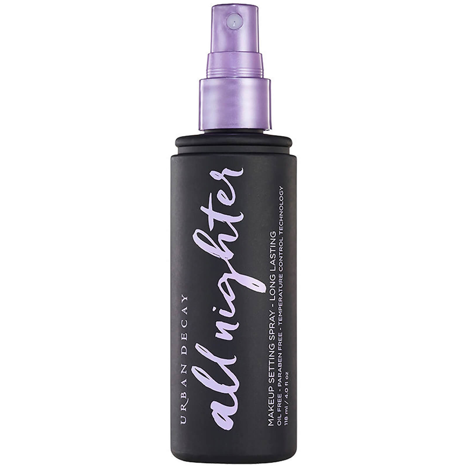 Spray fijador de maquillaje  All Nighter de Urban Decay . Con más de 70 comentarios en Sephora, este pulverizador garantiza una fijación perfecta durante 16 horas, además de hacer que el makeup no se acartone de los ojos a las temidos labios que se agrietan con mirarlos. (30,95 euros). Agita bien el contenido y a 20 y 25 cm pulveriza sobre el rostro ya maquillado.