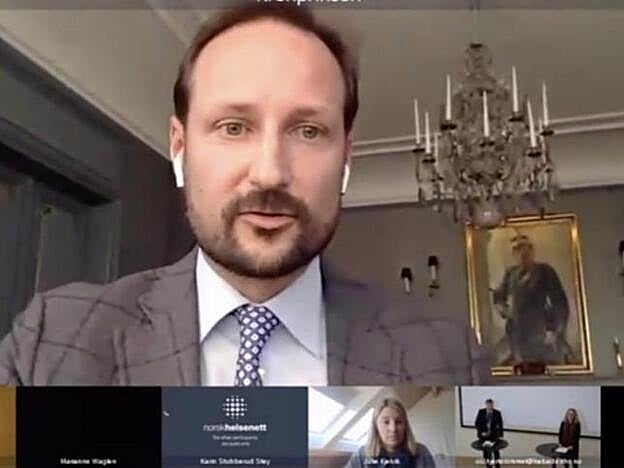 El príncipe Haakon.