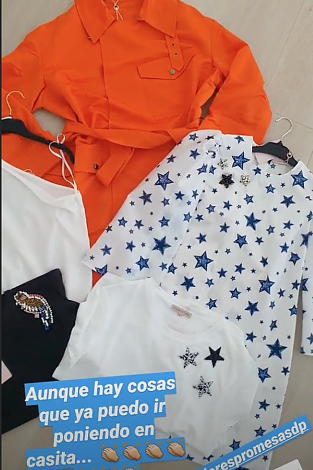 Algunas de las prendas de la nueva colección de la firma Dolores Promesas.