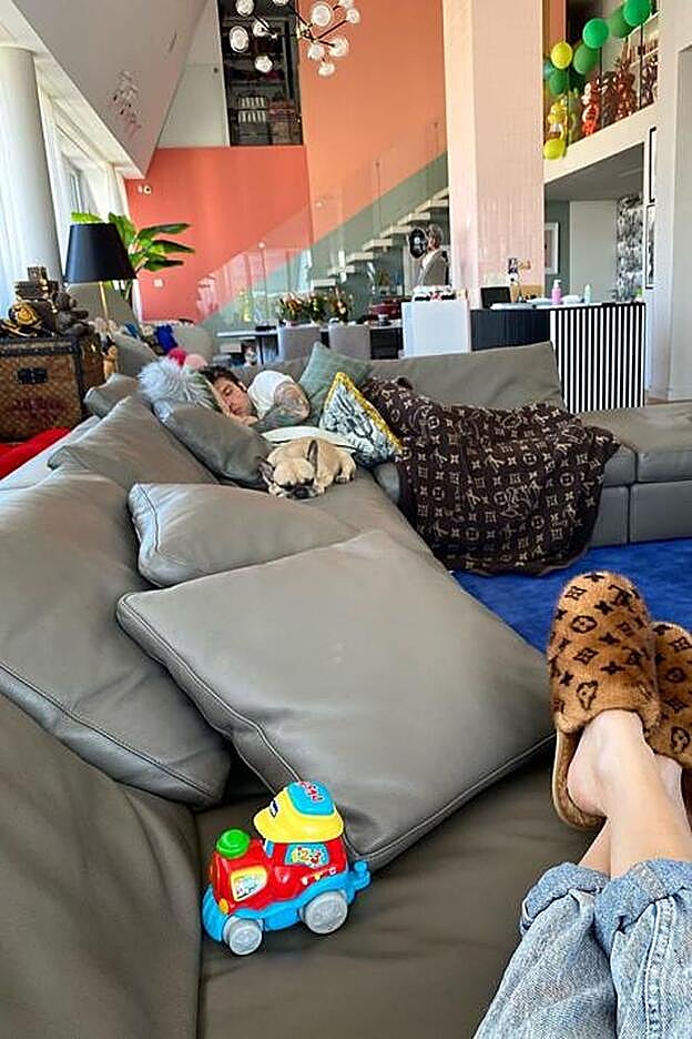 El salón de Chiara Ferragni