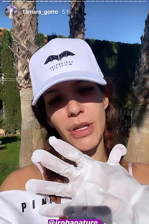 Tamara Gorro utiliza esta mascarilla hidratante para reparar las manos durante la cuarentena.