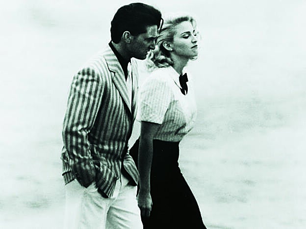 Madonna y el actor Sean Penn en el rodaje de la película Shanghai Surprise, en 1986. Estuvieron casados entre 1985 y 1989.