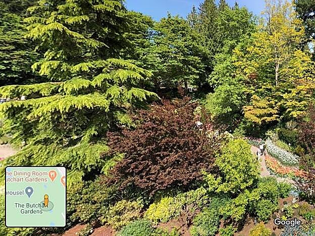 Los jardines de Butchart, en Canadá