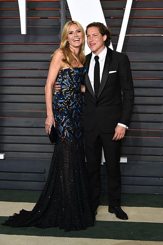 Vito Schnabel junto a Heidi Klum en una imagen de cuando eran pareja.