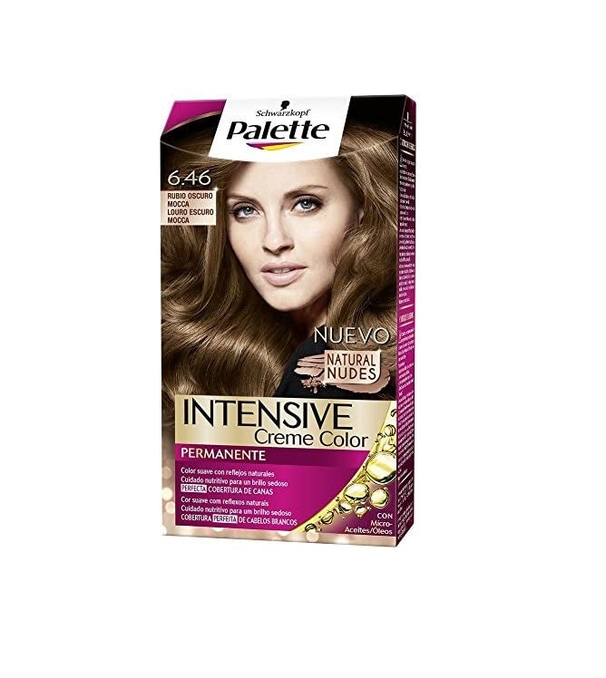 La gama  Palette Intense de Schwarzkopf  es otro de los tintes más vendidos en supermercados (y en Amazon). Está disponible en 30 tonos diferentes y ofrece una cobertura total y natural desde la raíz hasta las puntas. (3,29 euros).