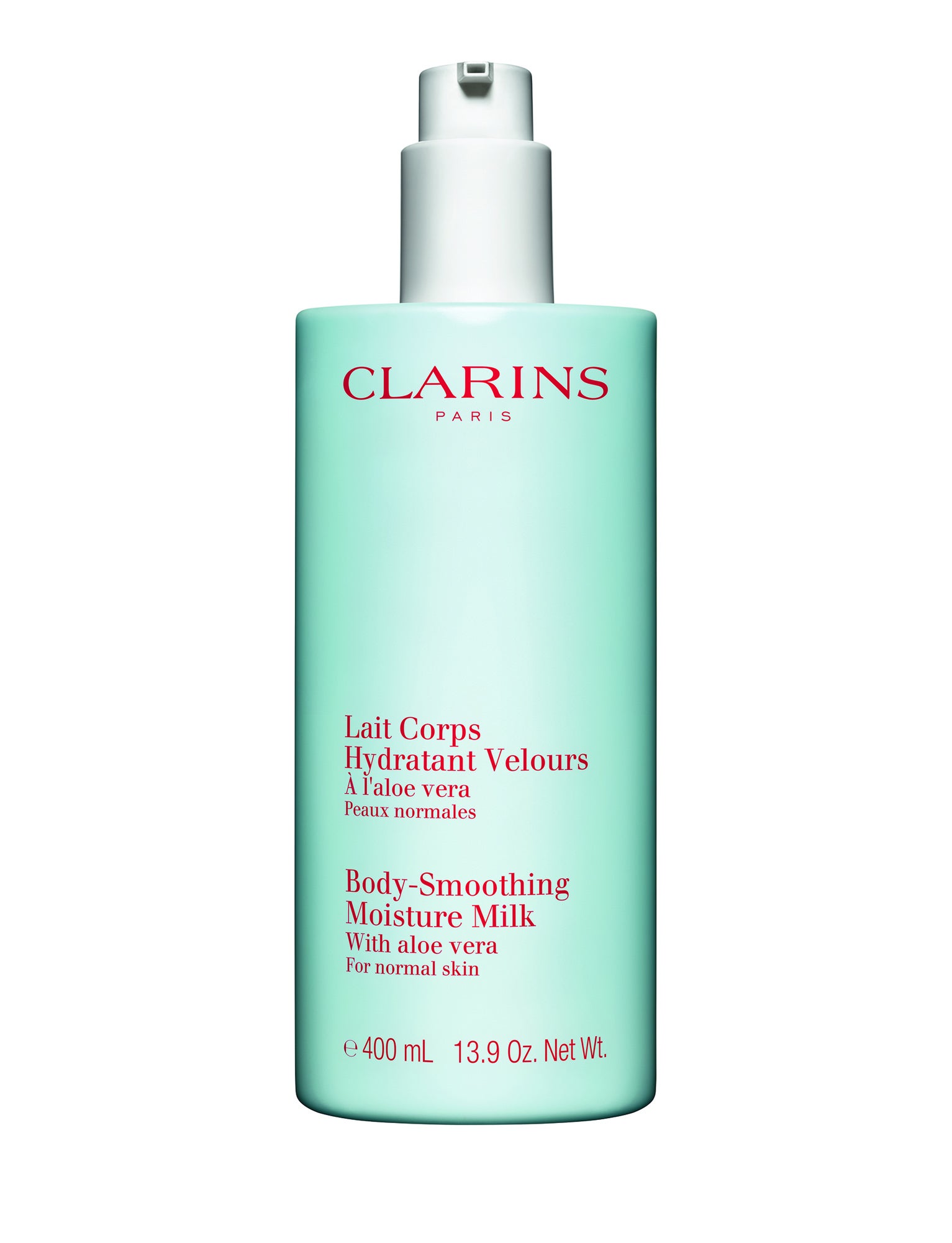 Lait Corps Hydratant Velours de Clarins, un best seller de la firma para pieles normales que calma e hidratada de forma inmediata. Su manteca de karité nutre la piel en profundidad y el aloe vera capta y retiene agua para una suavidad durarera. (15,95 euros en Amazon).