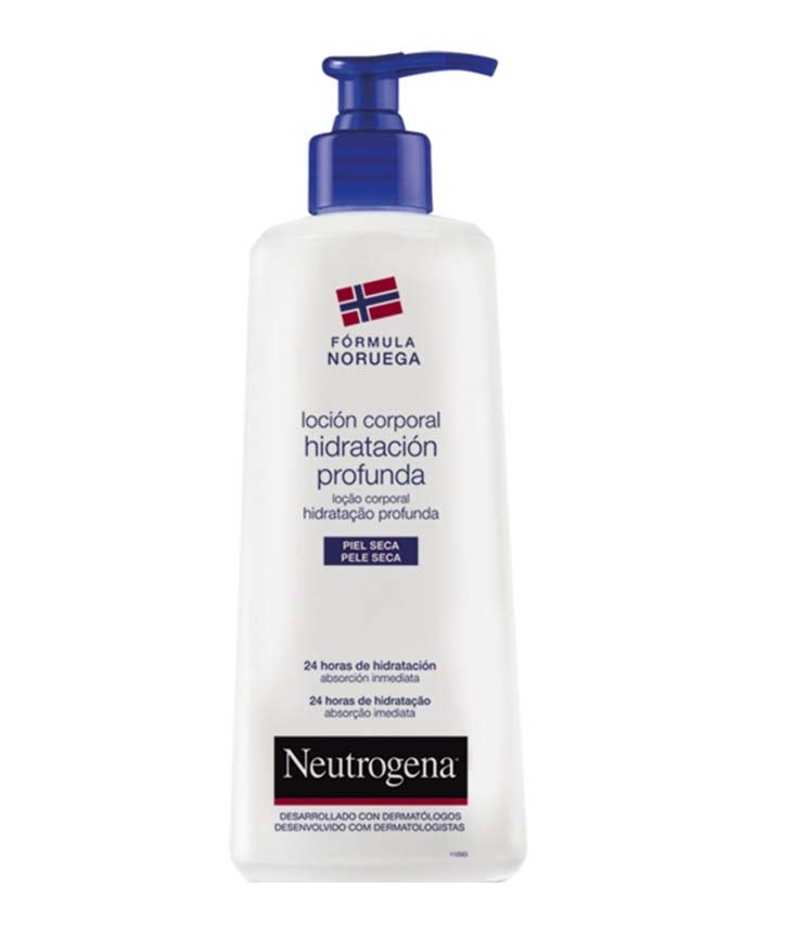 La  fórmula Noruega de Neutrogena  proporciona 24 horas de hidratación intensa incluso en las pieles más secas y problemáticas. No deja sensación grasa y se absorbe con rapidez. (14,60 euros).