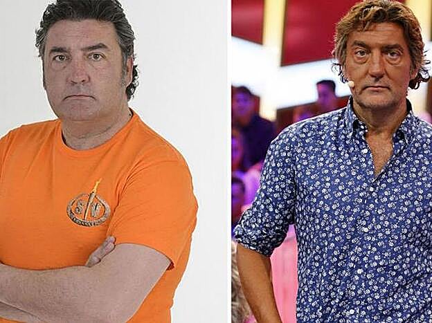 Comparativa del antes y el después de Rafi Camino tras su paso por 'Supervivientes', en 2015.