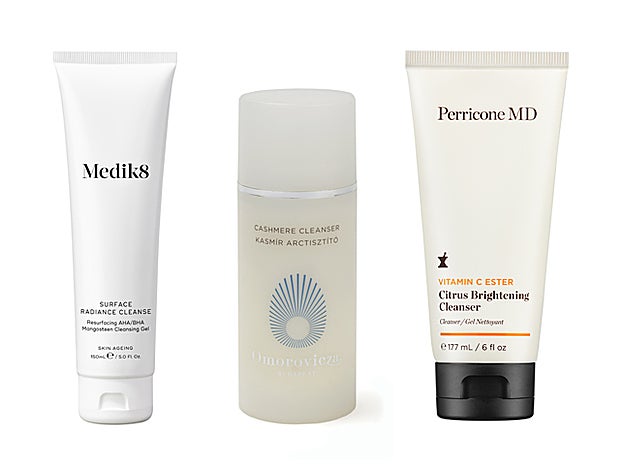 Surface Radiance Cleanse de Medik 8 (32 €). Osmorovizca (€).Citrus Brightening Cleanser de Perricone MD (40 €).