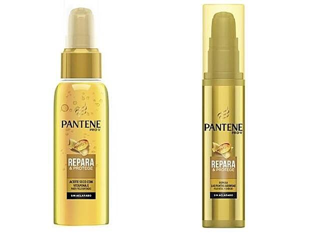 1. Aceite en Seco Repara y Protege (6,49 euros). 2. Sérum Repara y Protege (5,49 euros). Todo de Pantene.