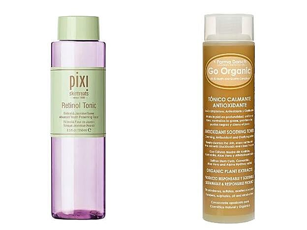 4. AFINAR: Se logra un ligerísimo efecto peeling; y con activos refrescantes que cierran los poros. -Kiehl’s Daily Refining Milky-Peel Toner (64 €). -Olay cleanse Frescor &amp; Luminoisdad Tónico de Limpieza (4,99 €).