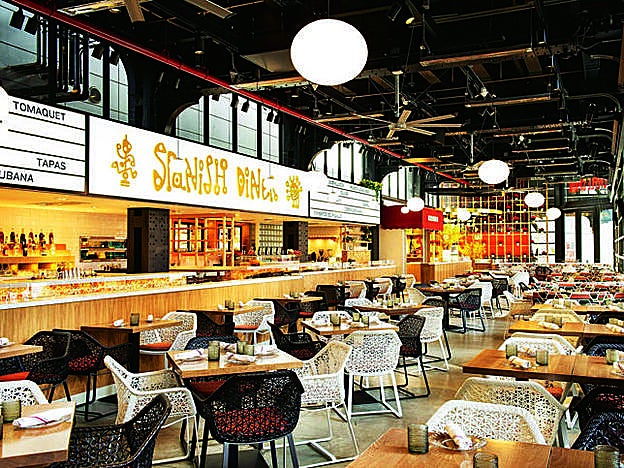 Mercado Little Spain, que abrió con los hermanos Adriá el año pasado.