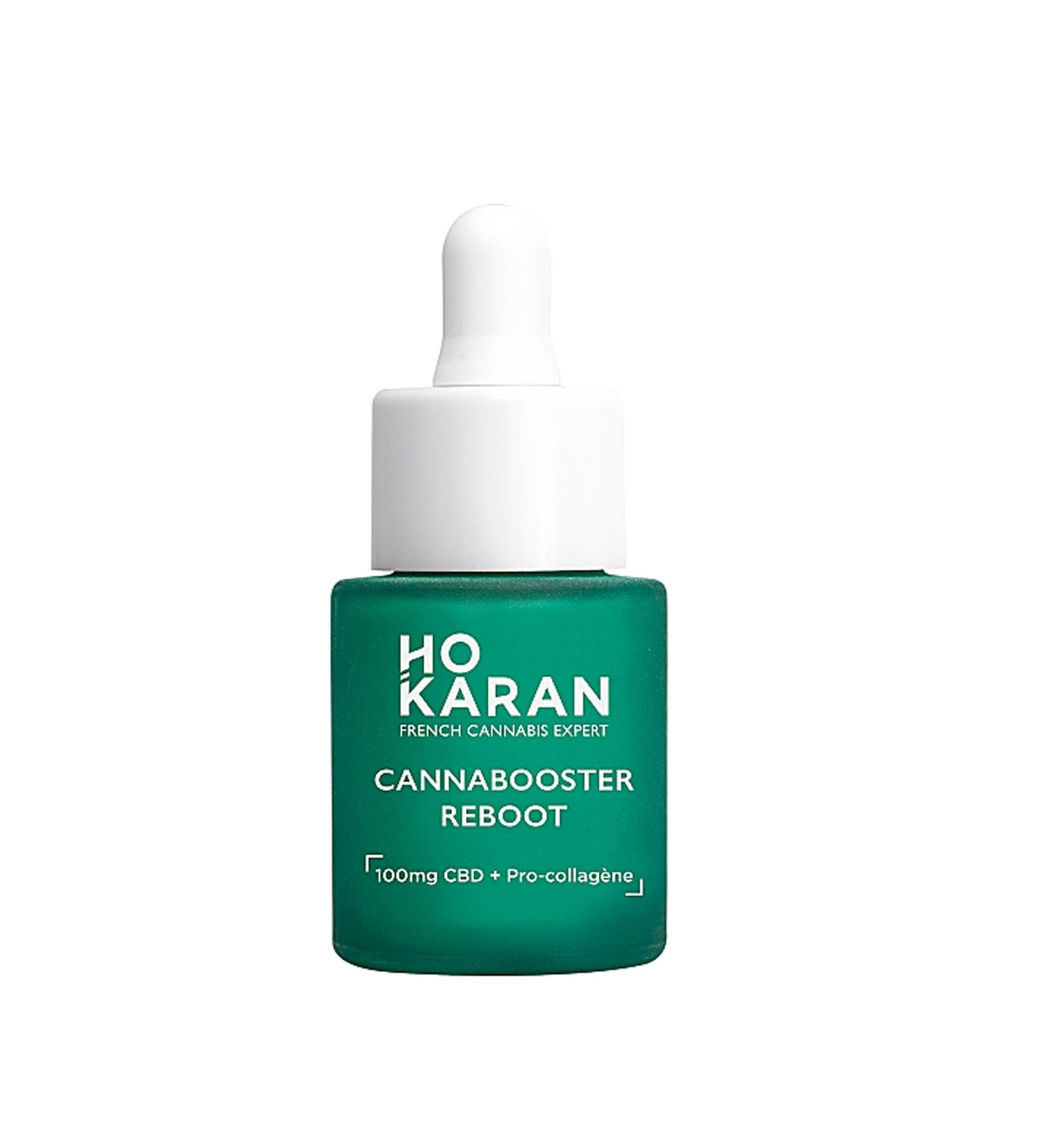 En su fórmula el cannabidiol es el responsable de ejercer su poder antioxidante, los brotes de cedro japonés activan la renovación y la suavidad, y el complejo pro-colágeno alisa y redensifica la piel. Tanto su fórmula como su packaging son sostenibles.  Reboot Cannabooster de Ho Karan  (38,95 €).