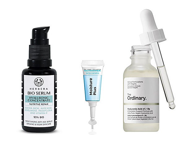 Bioserum Hyaluronic Concentrate Repair de Herbera (38 €). Ampollas Moisture Plus de Dra. Schrammek (42 € / 7 u). Sérum Ácido hialurónico 2 % + B5 de The Ordinary (6,55 €, en Sephora).