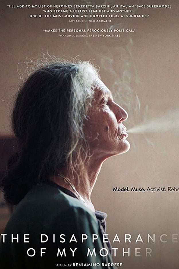 El cartel de documental "La desaparición de mi madre", sobre la vida de la supermodelo Benedetta Barzini.