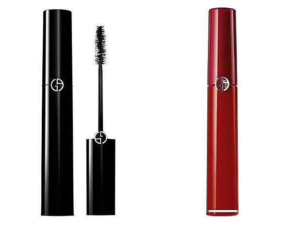 1. Máscara Eyes to Kit Clásica (35 euros). 2. Labial líquido Lip Maestro 400 Red (35 euros).