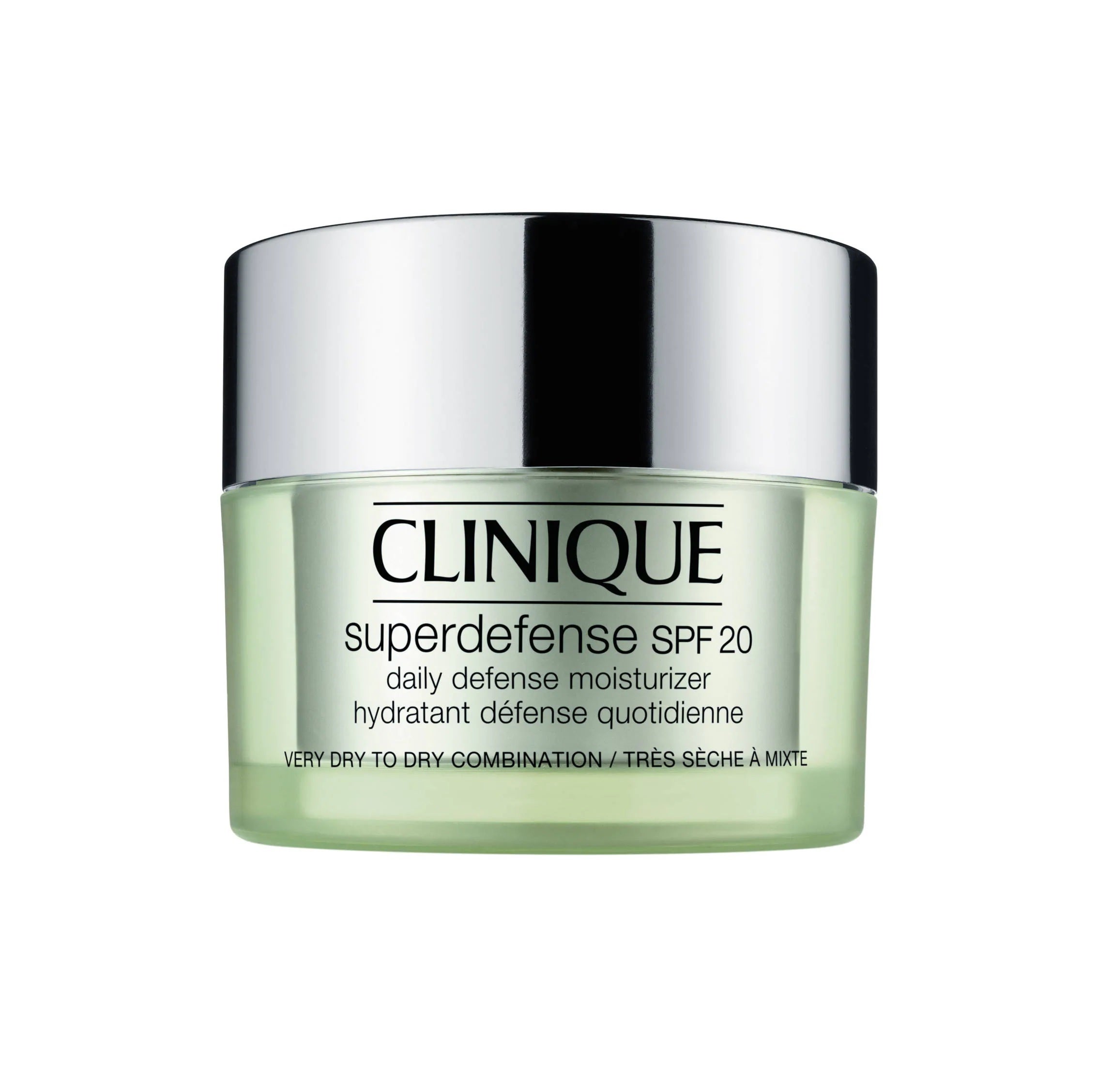 La crema de día  Superdefense de Clinique  es perfecta para combatir el envejecimiento de las pieles maduras y para reforzar la barrera cutánea de las agresiones externas. (43,95 euros).