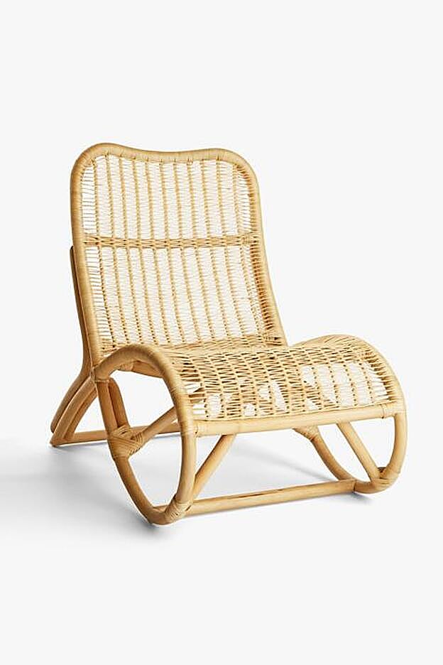 Silla de ratán, (229 euros).