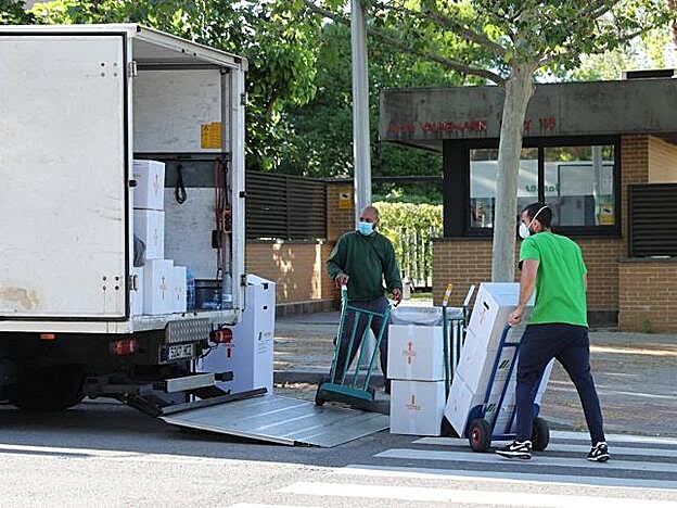 Una imagen de la mudanza.