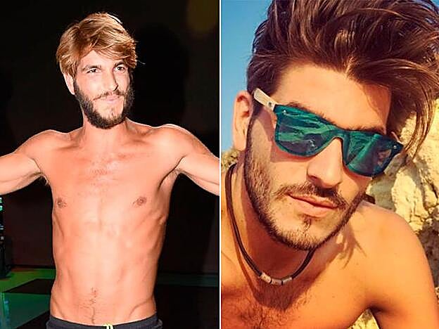 A la izda., Jorge en una imagen tras ganar 'Supervivientes 2016'. A la dcha., en una foto de redes sociales de hace año y medio.