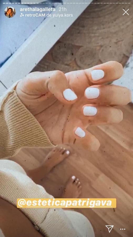 Aretha Fusté se decantó por el clásico blanco.