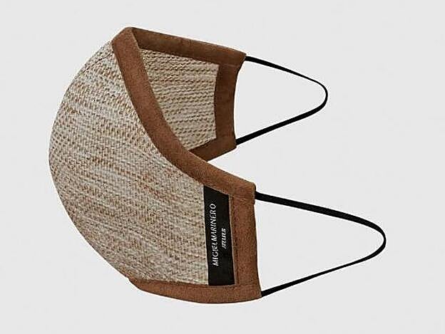 Así es una de las mascarillas de Miguel Marinero.