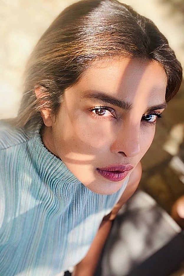Un primer plano reciente de la actriz de origen indio Priyanka Chopra.